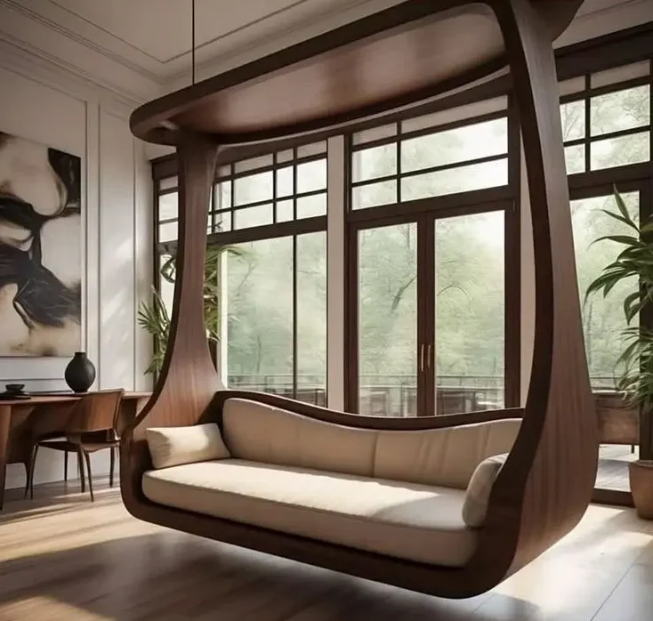 Wooden floating furniture