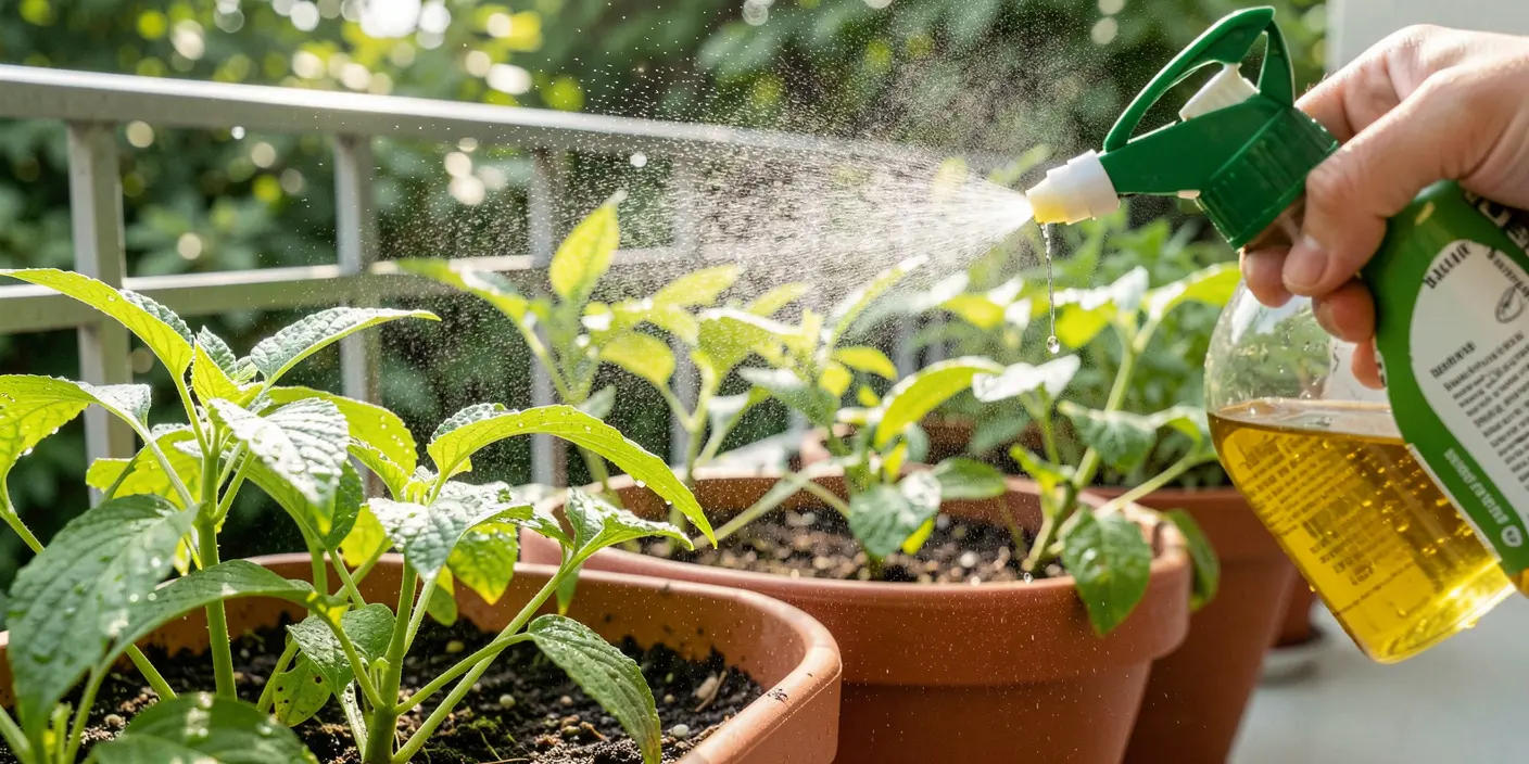 Natural pest control for balcony plants
