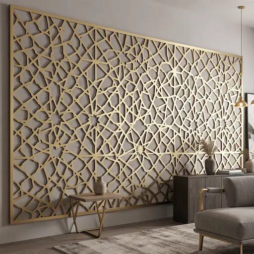 3D islamic wall art for modern interiors