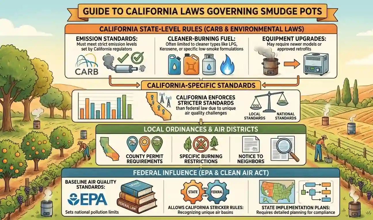 California Laws Governing Smudge Pots