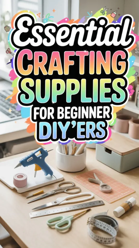 Craft Supplies and Tools For Diy Beginners