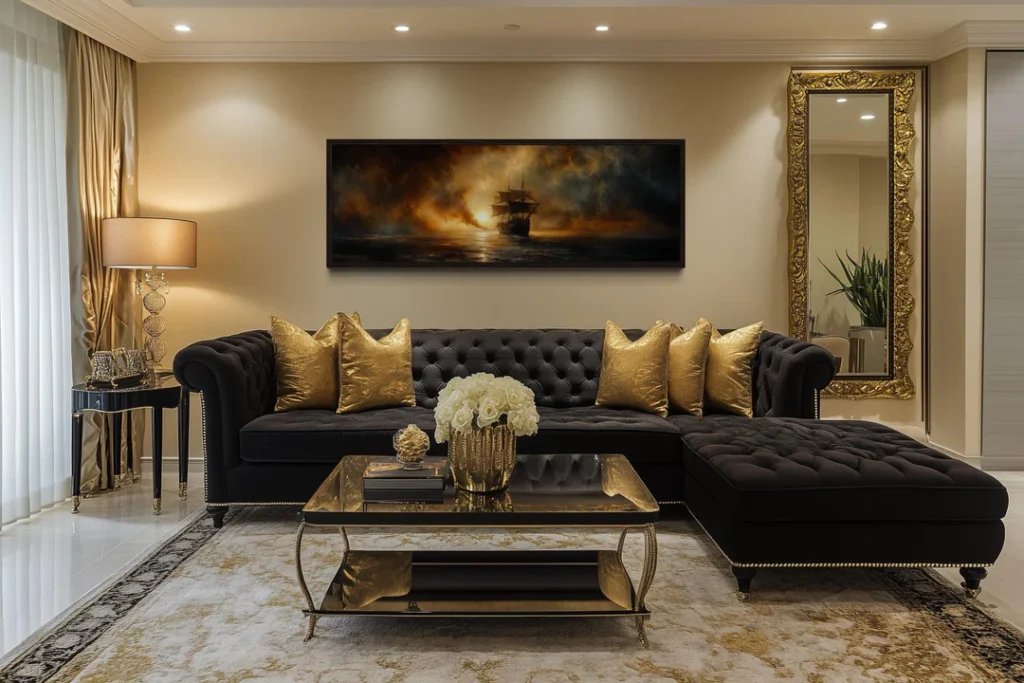 Black & Golden wall art