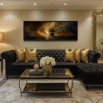 Black & Golden wall art