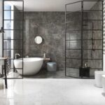 black and white bathroom makeovers designs