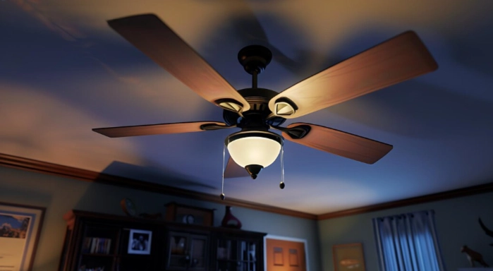 ceiling fan with light design