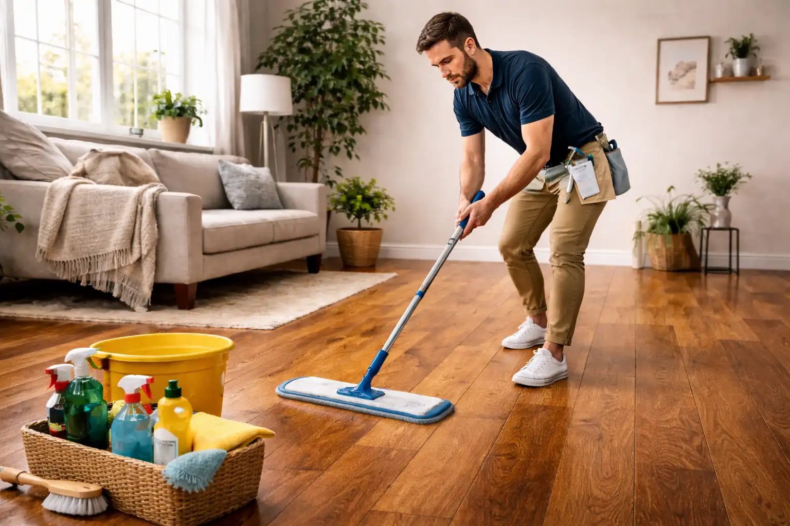 How to maintain and clean wood flooring