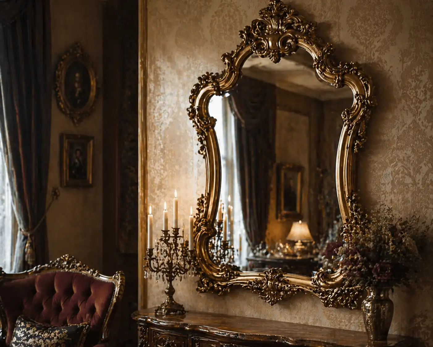 Victorian-Style-Mirror