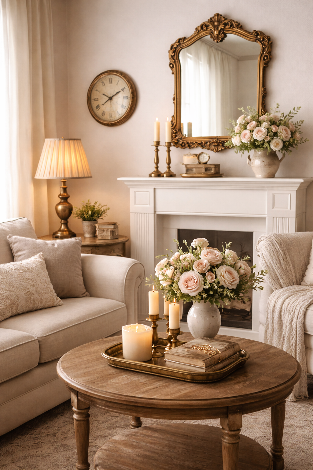 Vintage-elegance-in-a-sunlit-living-room