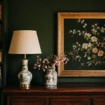 Beautiful vintage framed wall art for elegant home interior decor